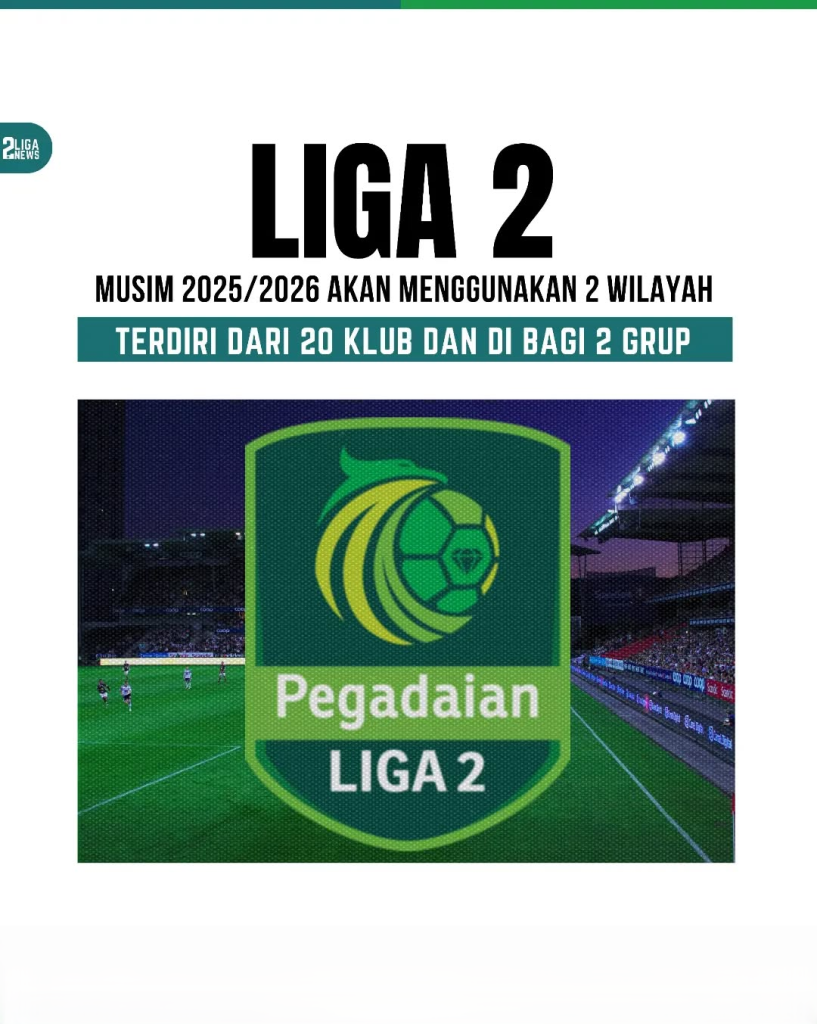 TERDIRI DARI 20 KLUB DAN DI BAGI 2 GRUP