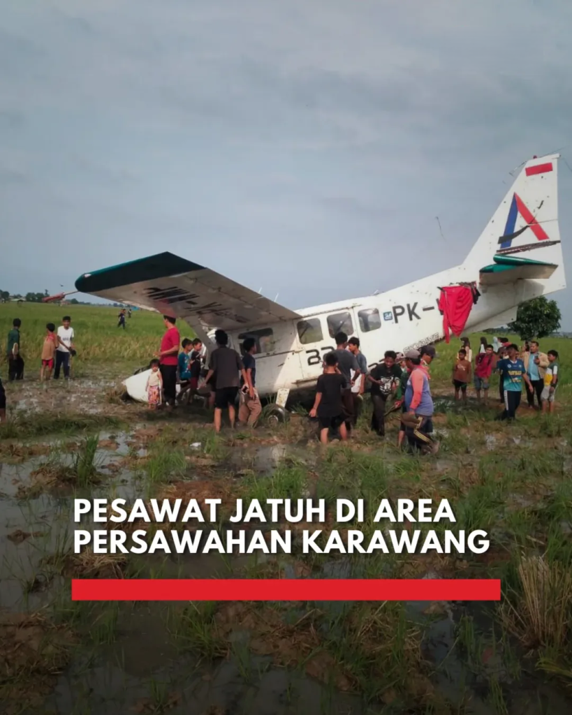 Pesawat Skydive Indonesia jatuh di Karawang pada 21 November 2025. Ini kronologi, fakta lapangan, penyebab awal, hingga respons pemerintah dan pihak terkait.