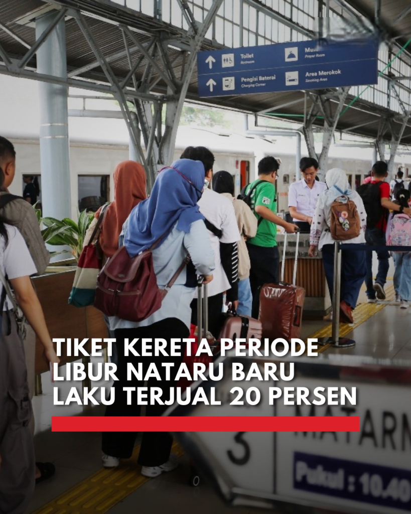 KAI membuka pemesanan tiket Nataru 2025/2026 sejak 21 November. Penjualan langsung menembus 566 ribu tiket. Simak data lengkap dan tips agar tidak kehabisan tiket.