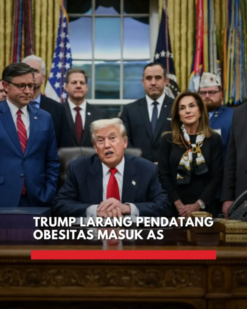 Pemerintah AS menerapkan aturan baru yang memungkinkan penolakan visa bagi pemohon obesitas atau berpenyakit kronis. Kebijakan ini merujuk pada aturan public charge.