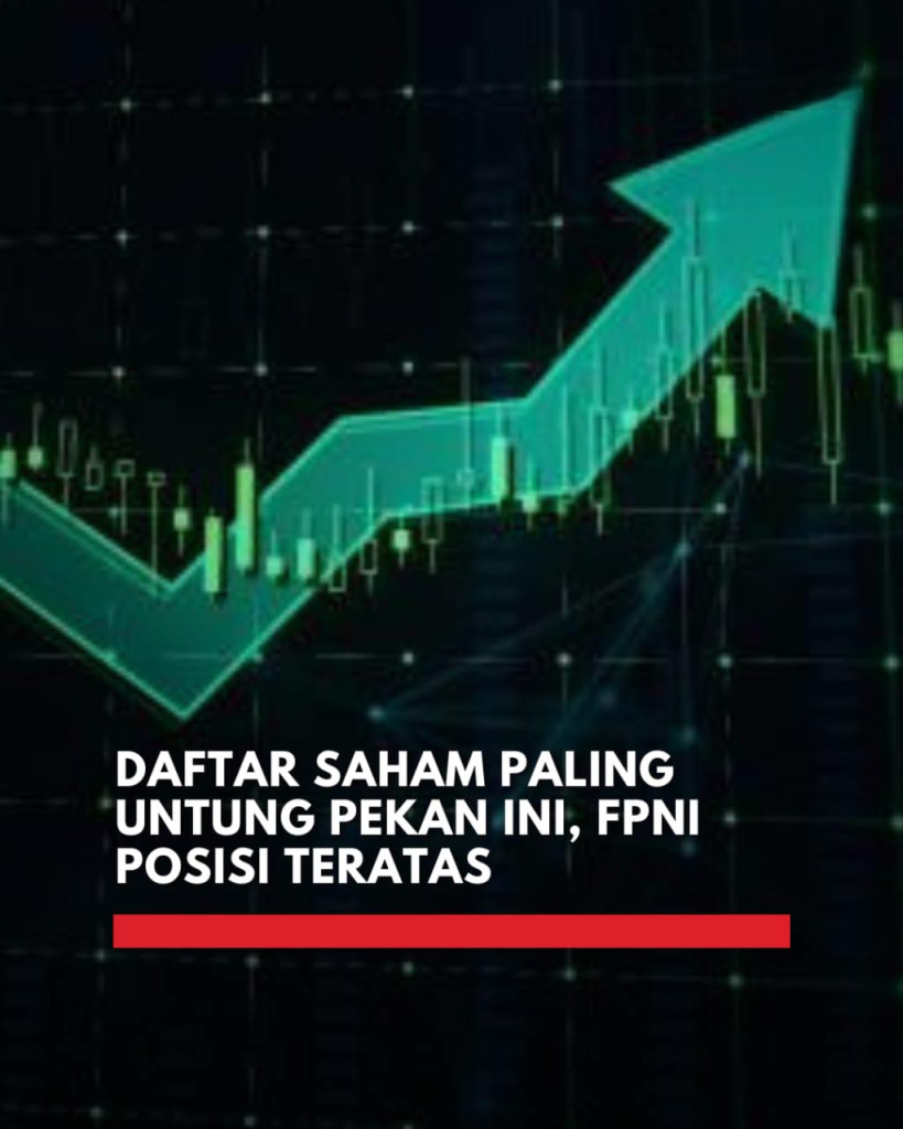 Saham FPNI naik 150 persen dan memimpin top gainers di BEI pekan ini. UVCR dan SAFE juga mencatatkan penguatan signifikan. Simak analisis lengkapnya di sini.
