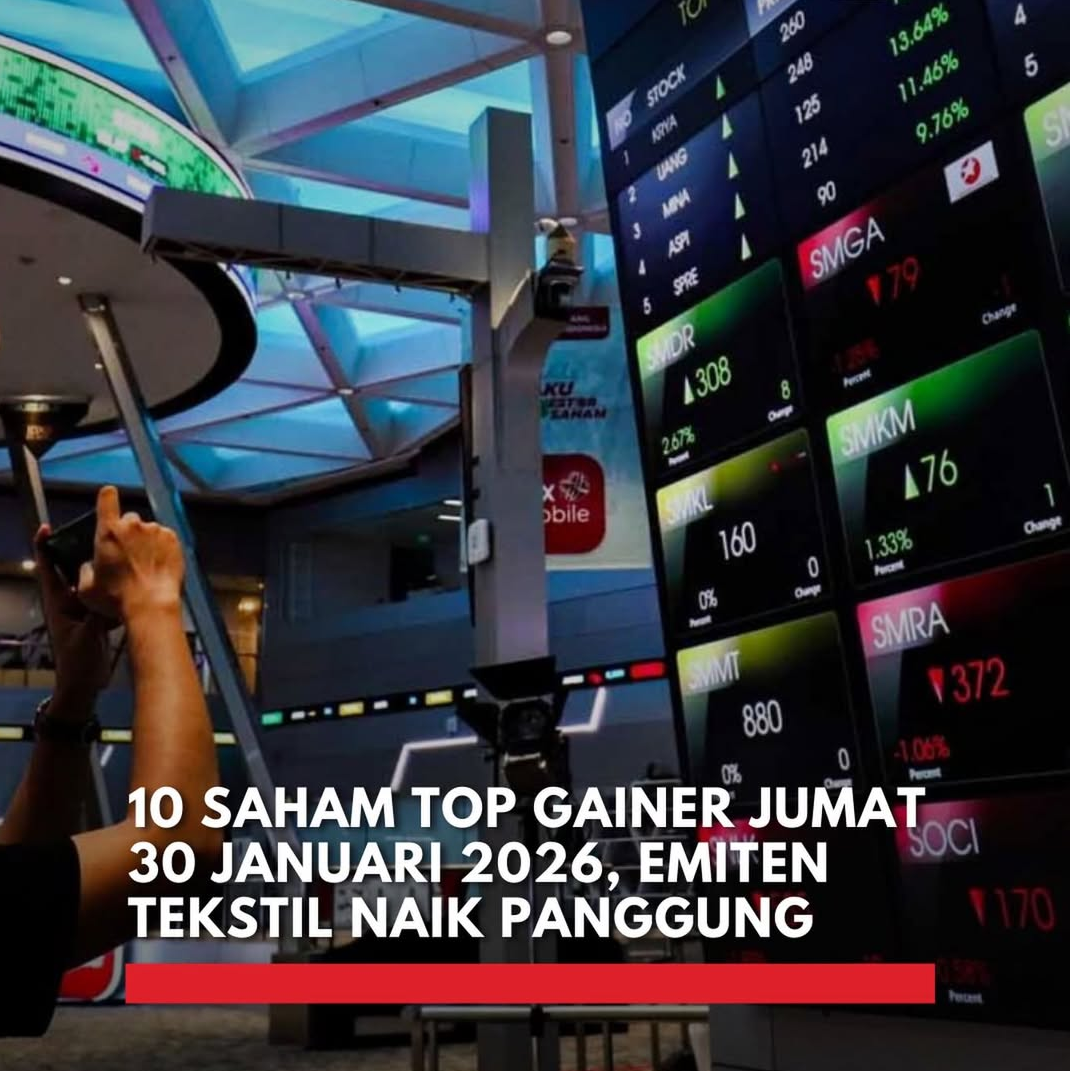 saham top gainer